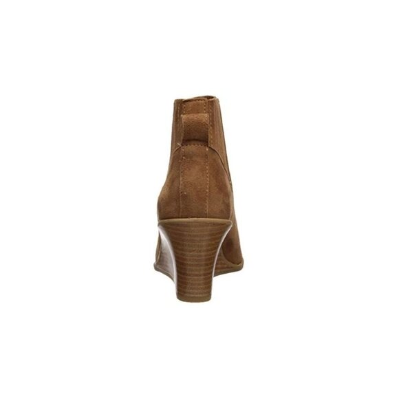 Calvin Klein Women's Tabby Ankle Boot, Russet Kid Suede 6.5 M US - Picture 3 of 8